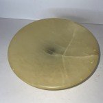Italian Hand-Carved Alabaster Footed Bowl