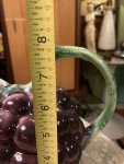 Italian Vintage Purple Grape Ceramic Pitcher