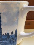 Italian Ceramic Leaning Tower of Pisa Coffee Mug