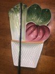 Hand-Painted 16" Italian Ceramic Snack Tray