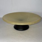 Italian Hand-Carved Alabaster Footed Bowl