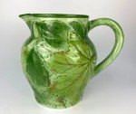 Vintage Tiffany & Co. Majolica Leaf Pitcher