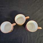 Hand-Painted Italian Pottery Mug Set of 3