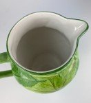 Vintage Tiffany & Co. Majolica Leaf Pitcher