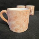 Hand-Painted Italian Pottery Mug Set of 3