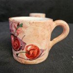 Hand-Painted Italian Pottery Mug Set of 3