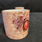 Hand-Painted Italian Pottery Mug Set of 3