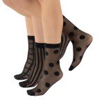 Italian Made Assorted Women's Elegant Sock Set