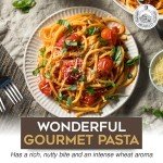 Morelli Bucatini Pasta Noodles - Premium Organic Italian Pasta from Italy - Handcrafted, Family Owned Gourmet Pasta Brand - Durum Wheat Semolina Pasta 17.6oz / 500g - Pack of 2