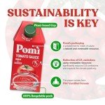 Pomì Tomato Sauce - Made from 100% Fresh Italian Tomatoes - 17.64oz Carton (Pack of 12)