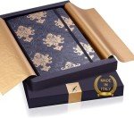 Italian Handmade Writing Journal - Ivory Paper - Vintage Travel Diary