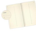 Italian Handmade Writing Journal - Ivory Paper - Vintage Travel Diary