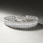 Ross-Simons Italian Silver Heart Bracelet