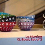 Guzzini Le Murrine 4.7" Bowl Set - Moss Green & Sand - Mixing Bowl