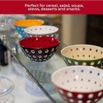 Guzzini Le Murrine 4.7" Bowl Set - Moss Green & Sand - Mixing Bowl