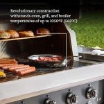 Titanium Stainless Steel 11-Inch Frying Pan, Made in Italy