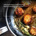 Titanium Stainless Steel 11-Inch Frying Pan, Made in Italy