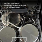 Titanium Stainless Steel 11-Inch Frying Pan, Made in Italy