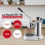 La Pavoni PC-16 Macchina Espresso Professionale, Cromo Nero