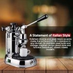 La Pavoni PC-16 Macchina Espresso Professionale, Cromo Nero