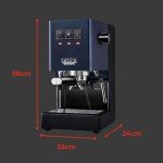 Gaggia RI9380/50 Classic Evo Pro Espresso Machine, Classic Blue, Small