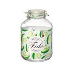 Bormioli Rocco Fido Clear Jar, 169 Oz, 5 L