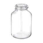 Bormioli Rocco Fido Clear Jar, 169 Oz, 5 L