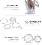 Bormioli Rocco Fido Clear Jar, 169 Oz, 5 L