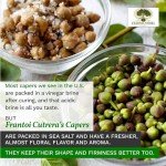 Frantoi Cutrera Gourmet Italian Capers in Sea Salt - Capers Non Pareil - Capers For Cooking and Garnishing - Mediterranean Caper Imported From Italy 5.3oz (150g)