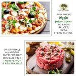 Frantoi Cutrera Gourmet Italian Capers in Sea Salt - Capers Non Pareil - Capers For Cooking and Garnishing - Mediterranean Caper Imported From Italy 5.3oz (150g)