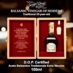 Giuseppe Giusti - 25 yr - Balsamic Vinegar of Modena Traditional 25 year old DOP certified - Aceto Balsamico Tradizionale Extra Vecchio, 100ml