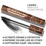 Italian Made Black Volumizing Mascara - Wild Desire