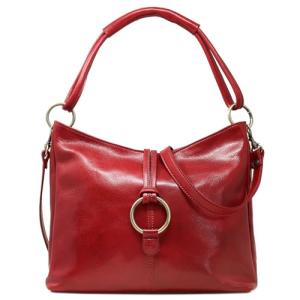 Medium Floto Tavoli Leather Shoulder Crossbody Tote Tuscan