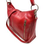 Medium Floto Tavoli Leather Shoulder Crossbody Tote Tuscan
