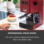 Gaggia RI9380/47 Classic Pro Espresso Machine, Cherry Red