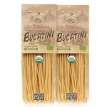 Morelli Bucatini Pasta Noodles - Premium Organic Italian Pasta from Italy - Handcrafted, Family Owned Gourmet Pasta Brand - Durum Wheat Semolina Pasta 17.6oz / 500g - Pack of 2