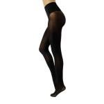 Italian Seamless Opaque Tights in Black