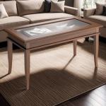 Mobili Fiver Classico Coffee Table in Walnut, Italian-made