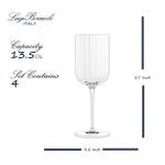 Luigi Bormioli Bach 13.5 oz Red Wine Glasses - Set of 4