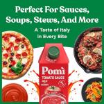 Pomì Tomato Sauce - Made from 100% Fresh Italian Tomatoes - 17.64oz Carton (Pack of 12)