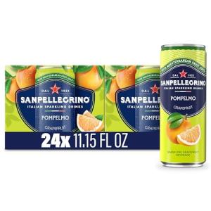 Sanpellegrino Pompelmo Sparkling Grapefruit, 24-Pack 11.15oz Cans