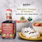 Giuseppe Giusti ITALIAN Balsamic Vinegar - Gran Deposito Aceto Balsamico Di Modena and White Balsamic Vinegar- Italian Gifts - White Vinaigrette Condiment -Aged Balsamic - Gift Set - Made in Italy