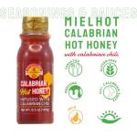 Calabrian Chili Pepper Hot Honey, Authentic Italian, 6.3 oz