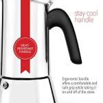 Bialetti Venus Stovetop Espresso Coffee Maker, 6-Cup, Stainless Steel
