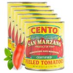 Cento Certified San Marzano Whole Peeled Plum Tomatoes, 28 Ounce , Pack Of 6