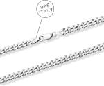 Savlano 925 Sterling Silver Cuban Link Bracelet
