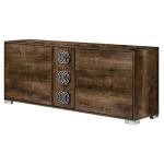 Limari Home Athen Dresser Wood & Chrome Brown/Black