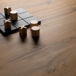 Mobili Fiver Evolution Wall Mounted Desk in Rustic Oak