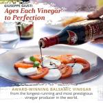 Giuseppe Giusti Historical Collection of 5 Italian Balsamic Vinegars with Wood Gift Box Made in Modena, Italy - Award-Winning, Aged, Gourmet Vinegar - 100 ml Bottles