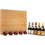 Giuseppe Giusti Scrigno Italian Balsamic Vinegar with Condiments Aged in Oak, Gourmet Aged Historical Collection and Premium Balsamic Vinegars Wooden Gift Collection From Modena, Italy